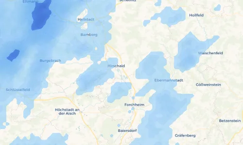 Regenradar Vorschaubild - Aktuelle Niederschläge in Altendorf und Umgebung
