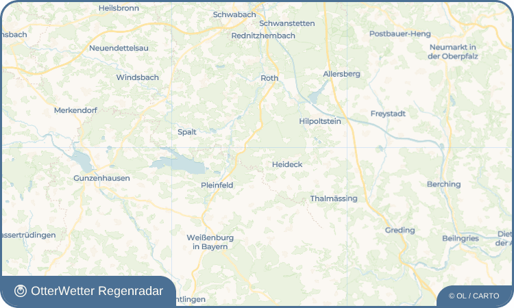 OtterWetter Regenradar-Widget Altenheideck