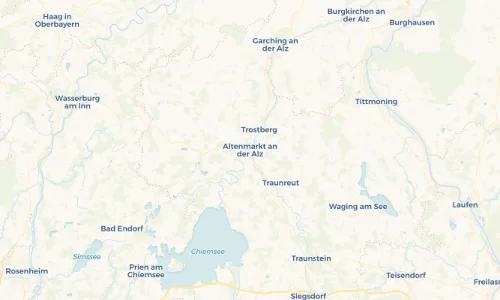 Regenradar Vorschaubild - Aktuelle Niederschläge in Altenmarkt an der Alz und Umgebung
