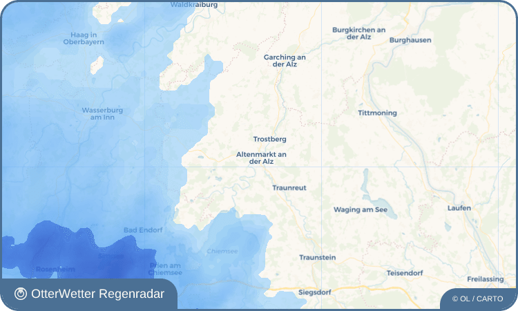 OtterWetter Regenradar-Widget Altenmarkt an der Alz
