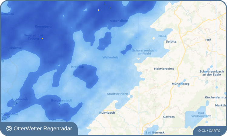 OtterWetter Regenradar-Widget Altenreuth