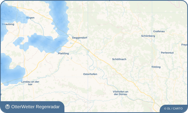 Wetter-Widget-Vorschau mit Vorhersagedaten für Altenufer