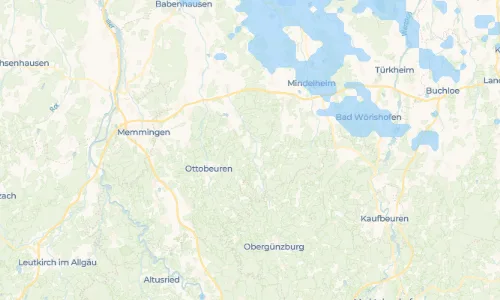 Regenradar Vorschaubild - Aktuelle Niederschläge in Altisried und Umgebung