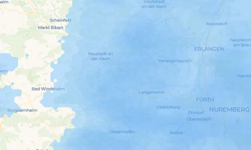 Regenradar Altschauerberg: aktuelle Niederschläge in Altschauerberg und Umgebung, Stand 24. Oktober 2026 um 16:30 Uhr