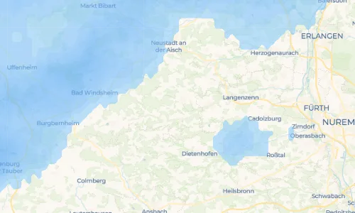 Regenradar Vorschaubild - Aktuelle Niederschläge in Altziegenrück und Umgebung