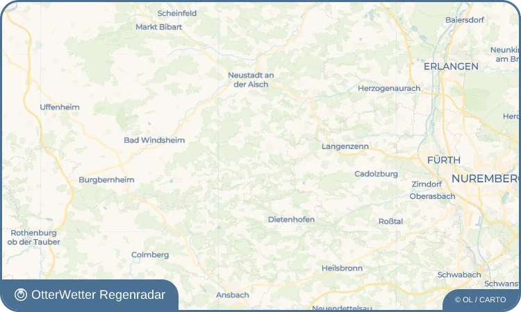 Wetter-Widget-Vorschau mit Vorhersagedaten für Altziegenrück