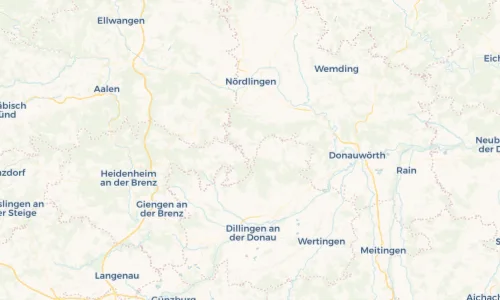 Regenradar Vorschaubild - Aktuelle Niederschläge in Amerdingen und Umgebung