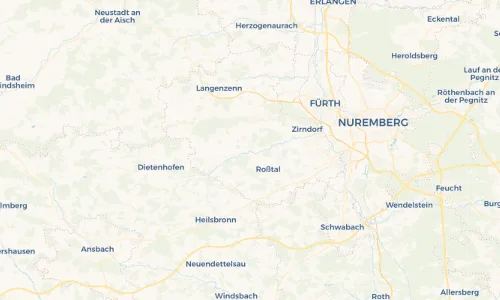 Regenradar Vorschaubild - Aktuelle Niederschläge in Ammerndorf und Umgebung