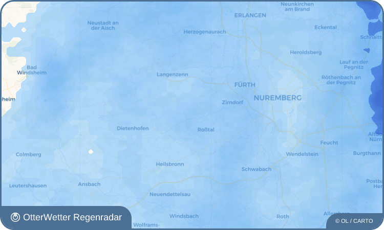 OtterWetter Regenradar-Widget Ammerndorf