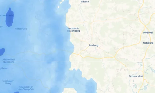 Regenradar Vorschaubild - Aktuelle Niederschläge in Ammerthal und Umgebung