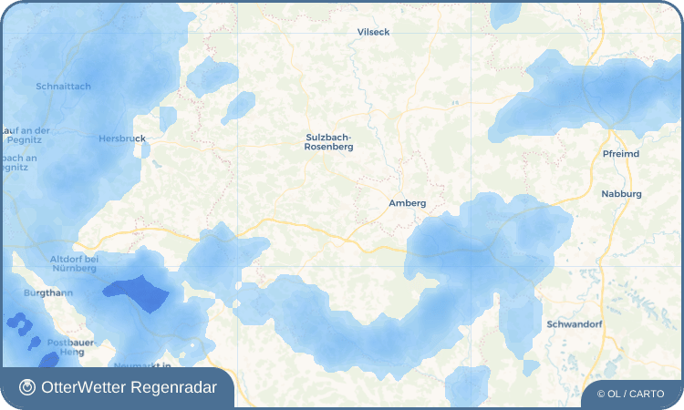 OtterWetter Regenradar-Widget Ammerthal