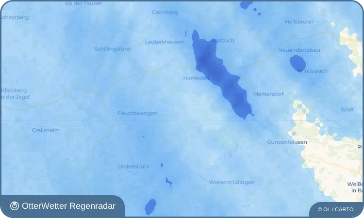 Widget-Vorschau für Ammonschönbronn Wetter-Widget-Vorschau mit Vorhersagedaten für Ammonschönbronn