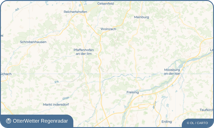 OtterWetter Regenradar-Widget Ampertshausen