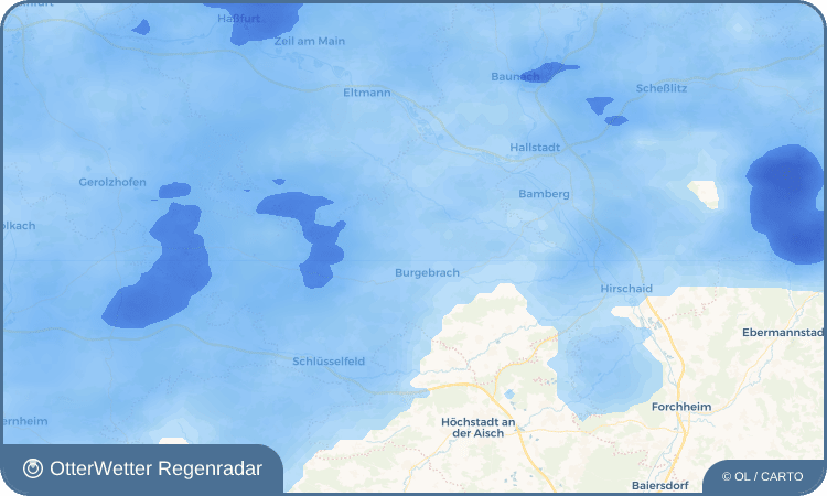 OtterWetter Regenradar-Widget Ampferbach