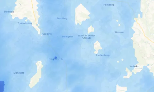 Regenradar Vorschaubild - Aktuelle Niederschläge in Amtmannsdorf und Umgebung