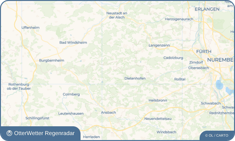 OtterWetter Regenradar-Widget Andorf