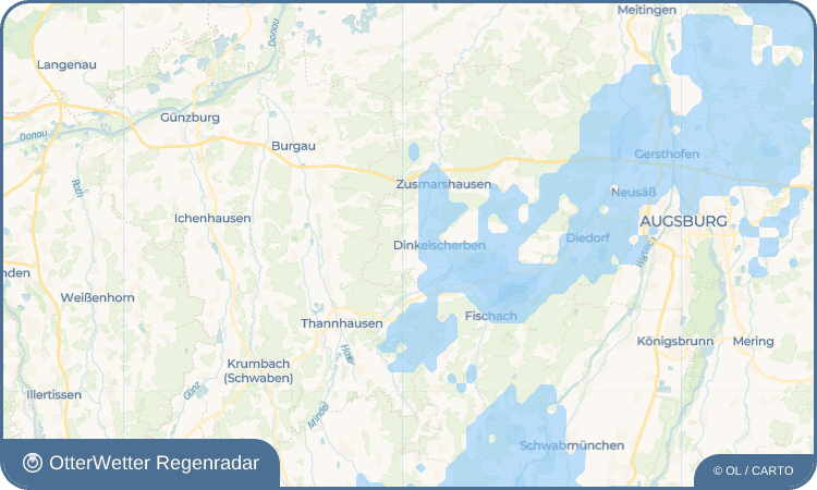 OtterWetter Regenradar-Widget Anried