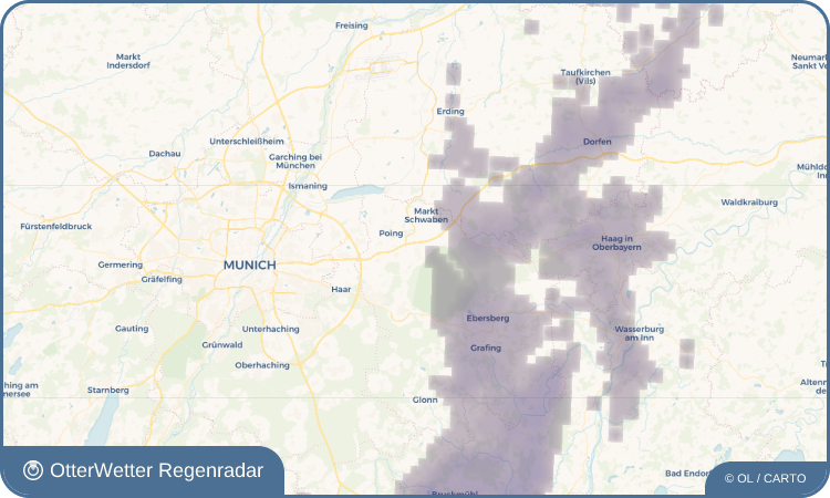 Widget-Vorschau für Anzing Wetter-Widget-Vorschau mit Vorhersagedaten für Anzing