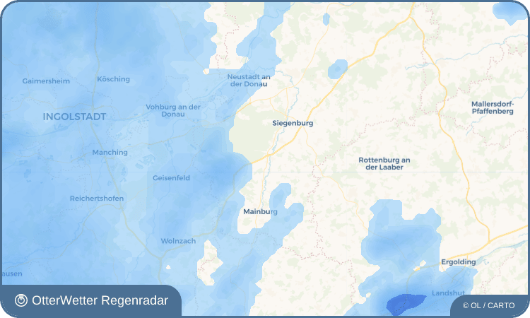 OtterWetter Regenradar-Widget Appersdorf