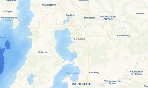 Regenradar Vorschaubild - Aktuelle Niederschläge in Arnsberg und Umgebung