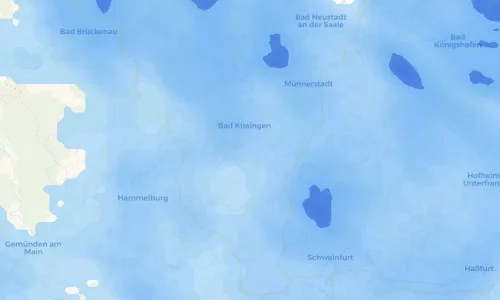 Regenradar Vorschaubild - Aktuelle Niederschläge in Arnshausen und Umgebung
