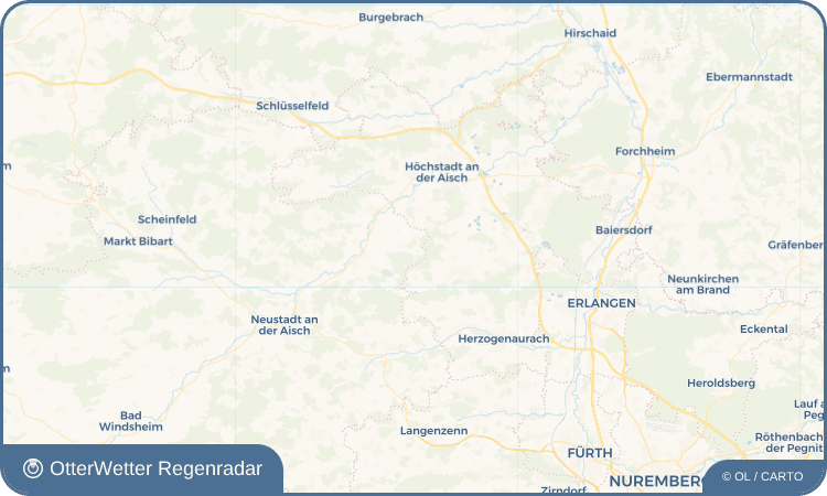 OtterWetter Regenradar-Widget Arnshöchstädt