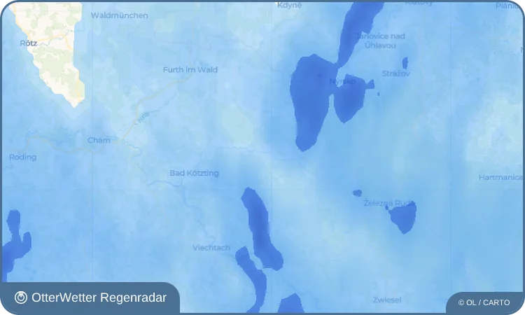 Widget-Vorschau für Arrach Wetter-Widget-Vorschau mit Vorhersagedaten für Arrach