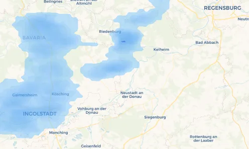 Regenradar-Vorschau: aktuelle Niederschläge in Arresting und Umgebung
