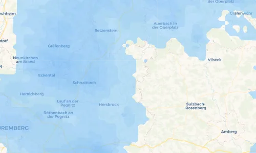 Regenradar Vorschaubild - Aktuelle Niederschläge in Artelshofen und Umgebung