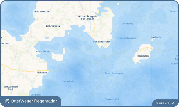 OtterWetter Regenradar-Widget Arzbach