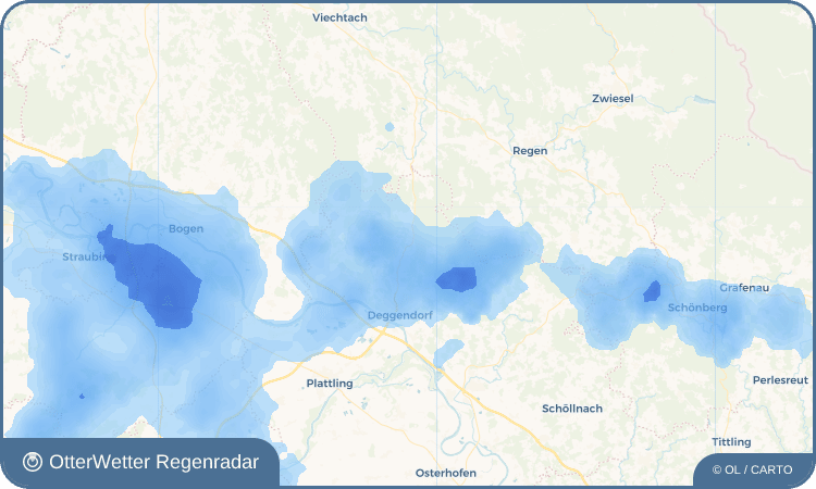 OtterWetter Regenradar-Widget Arzting