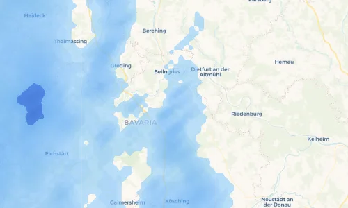 Regenradar Vorschaubild - Aktuelle Niederschläge in Aschbuch und Umgebung