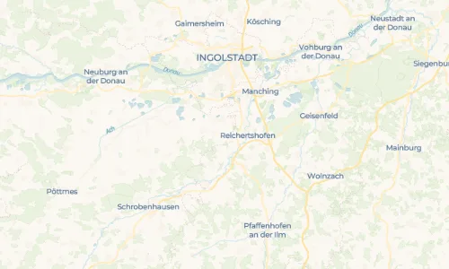 Regenradar Vorschaubild - Aktuelle Niederschläge in Aschelsried und Umgebung