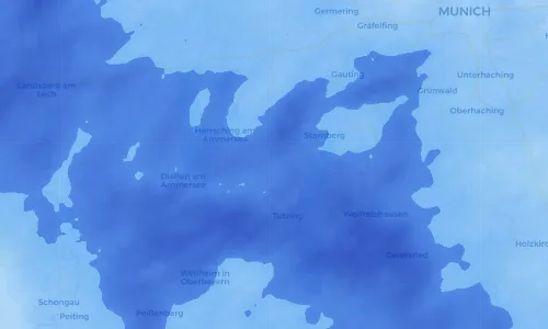 Regenradar Vorschaubild - Aktuelle Niederschläge in Aschering und Umgebung