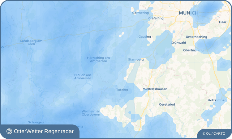 OtterWetter Regenradar-Widget Aschering
