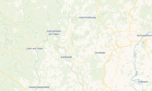 Regenradar Vorschaubild - Aktuelle Niederschläge in Aschfeld und Umgebung