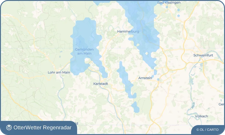 Wetter-Widget-Vorschau mit Vorhersagedaten für Aschfeld