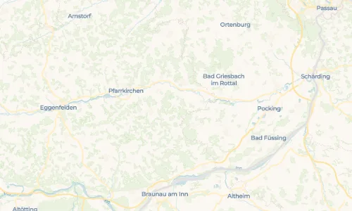 Regenradar Vorschaubild - Aktuelle Niederschläge in Asenham und Umgebung