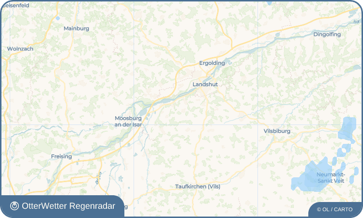 OtterWetter Regenradar-Widget Ast