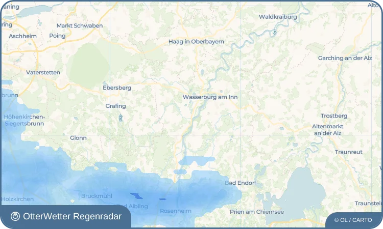 Widget-Vorschau für Attel Wetter-Widget-Vorschau mit Vorhersagedaten für Attel