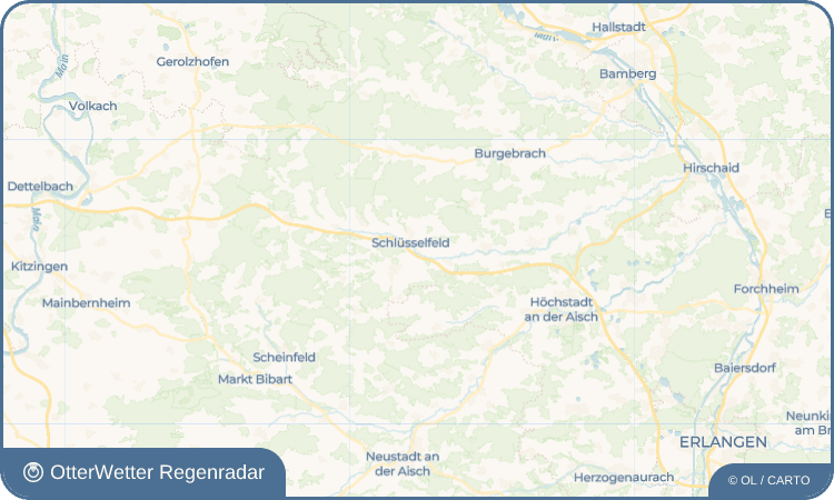 OtterWetter Regenradar-Widget Attelsdorf