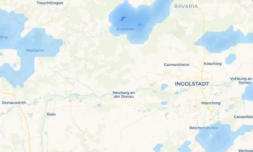 Regenradar Vorschaubild - Aktuelle Niederschläge in Attenfeld und Umgebung