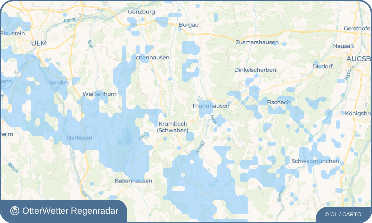 Wetter-Widget-Vorschau mit Vorhersagedaten für Attenhausen