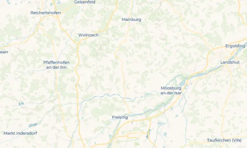 Regenradar Vorschaubild - Aktuelle Niederschläge in Attenkirchen und Umgebung