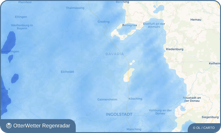 OtterWetter Regenradar-Widget Attenzell