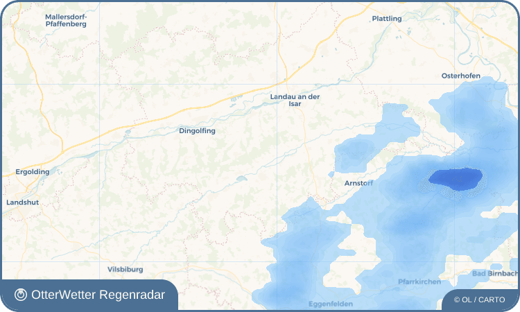 OtterWetter Regenradar-Widget Atzmannsberg