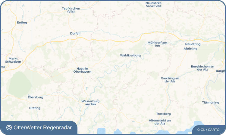 Wetter-Widget-Vorschau mit Vorhersagedaten für Au am Inn