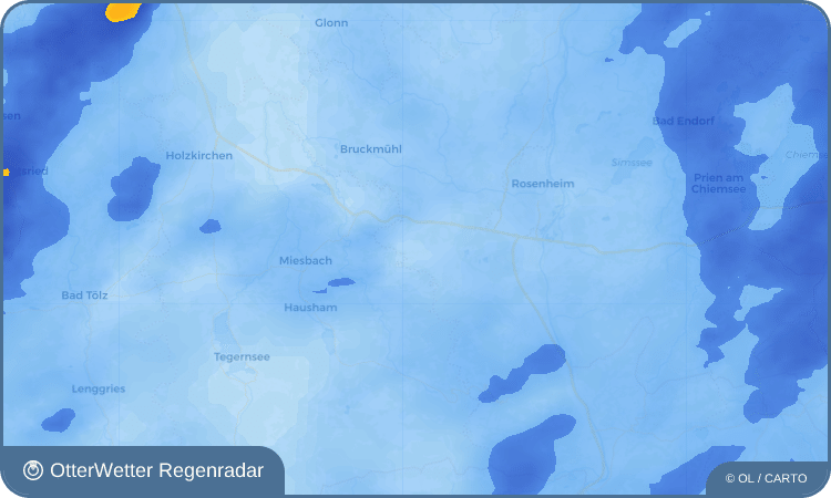 OtterWetter Regenradar-Widget Au bei Bad Aibling