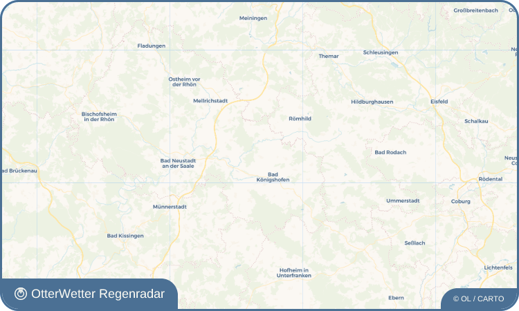 OtterWetter Regenradar-Widget Aubstadt