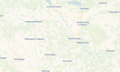 Regenradar Vorschaubild - Aktuelle Niederschläge in Auernheim und Umgebung